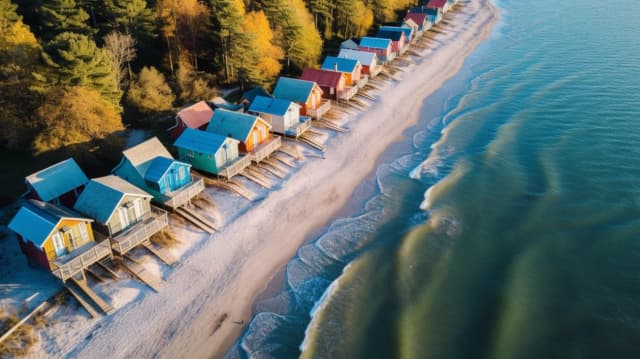 Domki przy samej plaży nad Bałtykiem Domki przy samej plaży nad Bałtykiem